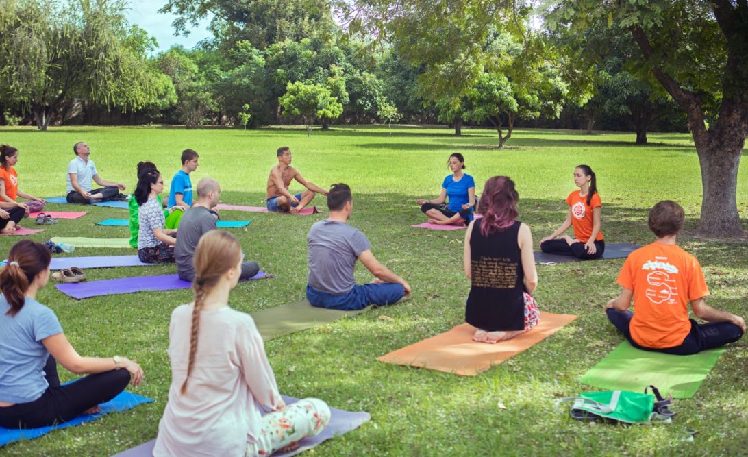 Free Yoga, Meditation, Mantra OM Chanting, Lectures about Yoga in Berlin, Treptower park, 14-20 August, Germany