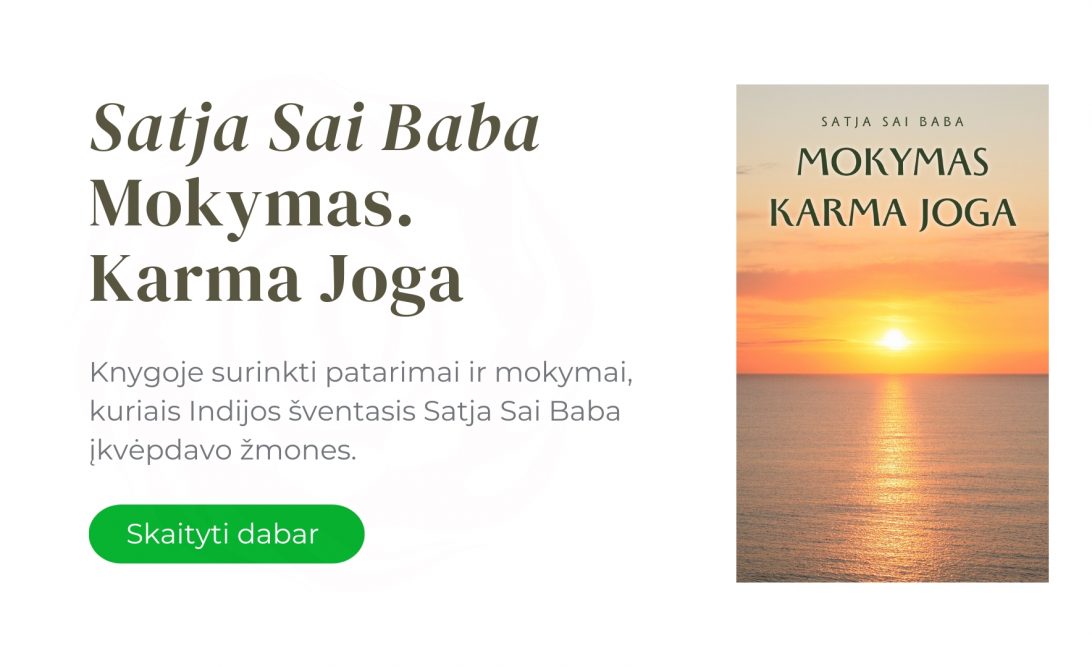Satja Sai Baba: Mokymas. Karma Joga. Knyga