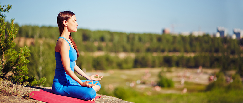 Outdoor yoga